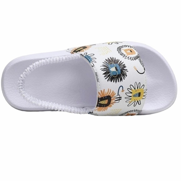 NWOT - Toddler Slide Slip On Slipper In White. Size: 20/21 - Picture 5 of 12